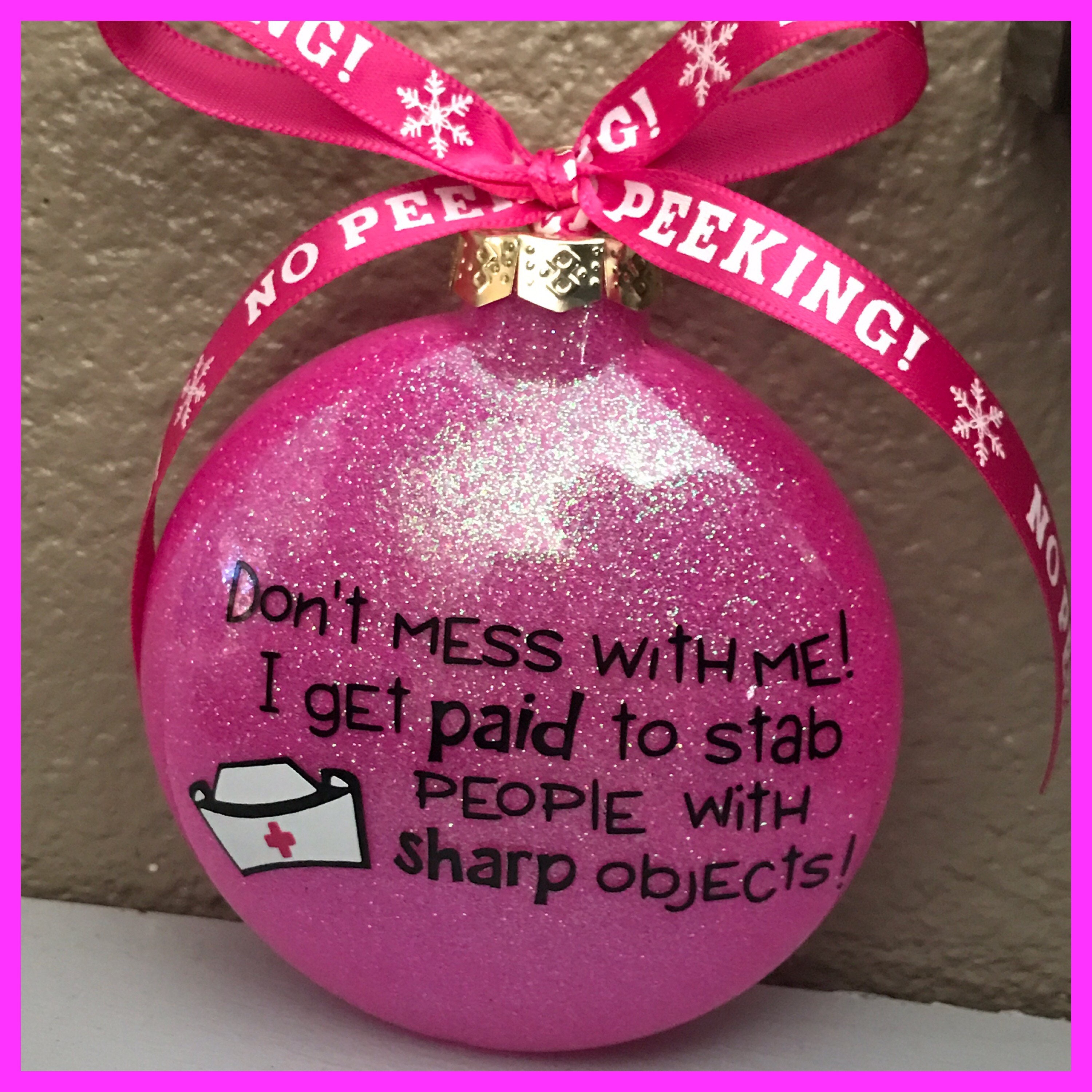 Nurse Christmas Ornament 