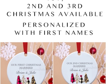 First Christmas,1st Christmas, 2nd Christmas, Christmas ornament, personalized Christmas ornament