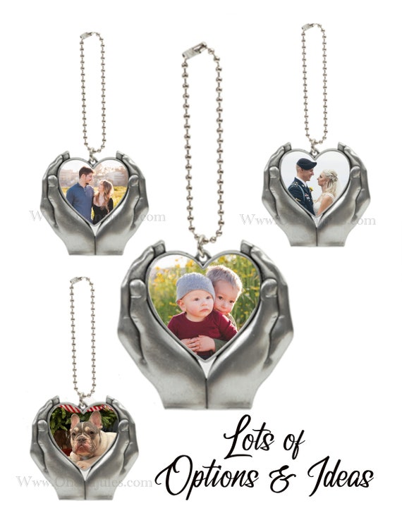 Photo ornament, Car hanger charm, Photo Memorial gift,  Christmas Photo Ornaments, Personalized photo gifts, Pet memorial, Memorial,