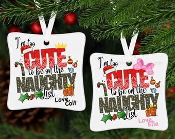 Son Ornament, Daughter Ornament , Christmas Ornament, Personalized Ornament, Holiday Decor, Christmas Tree Ornament, Personalized Ornament