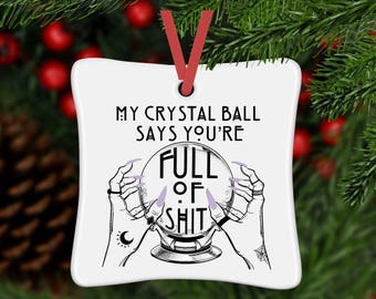 Funny Ornament, Christmas Ornaments, Christmas, Santa, Bff, rude ornaments, Funny ornaments for best friends