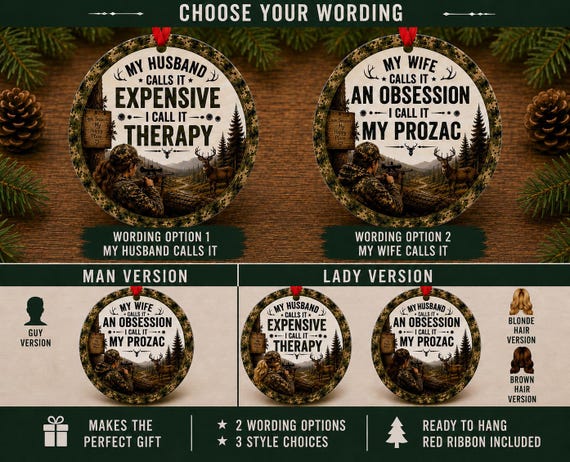 Funny Hunting Ornament ,Christmas Gift for Hunters,Camo Hunter Ornament, Hunting Gift, Hunting Ornament,  Camo Hunting Ornament