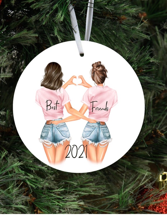 Best friend ornament, Bestie, BFF, Ornament, Christmas, Personalized ornament, Christmas Ornaments