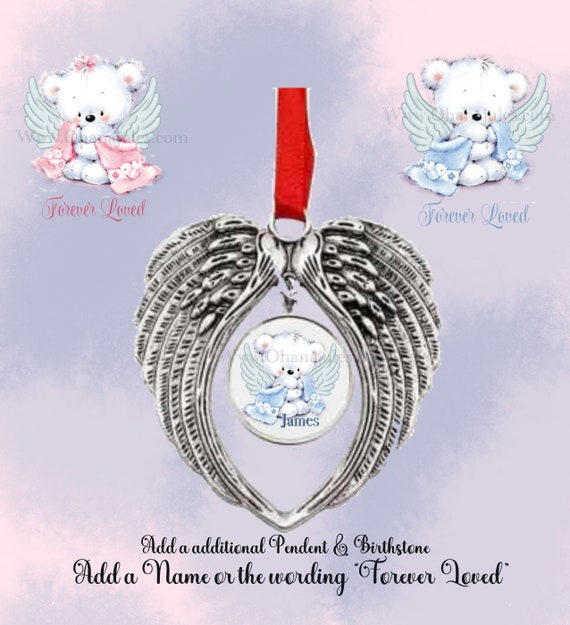 Memorial Christmas Tree Ornaments, infant loss,In memory ornament, Baby Girl, Baby Boy, Christmas ornament, Memorial Gift, Miscarriage