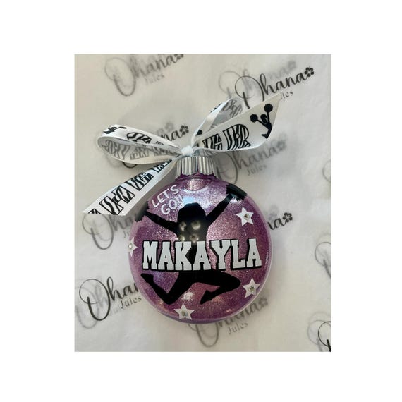 Cheer Coach, Coach, Cheer Ornament, Coach Ornament, cheerleader, Cheerleader ornament, Glass Ornamnt, Cheer Ornaments, Cheerleading Ornament