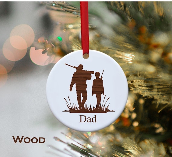 Hunting Ornament, Personalized Dad Gift, Hunter Gift, Camo Ornament, Hunting Keepsake, Personalized Hunting Gift, Gift for hunter,Hunter