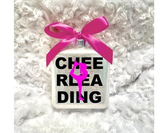 Cheerleader Ornament, Personalized Cheer Ornament, Custom Cheerleader Christmas Ornament, Team Cheer Gift, Ornament for Cheerleader, Cheer