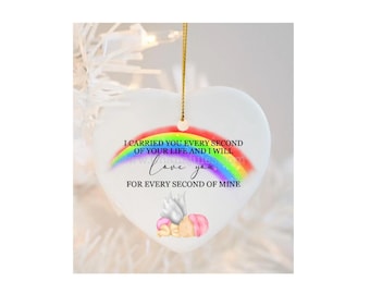 Remembrance Ornament , In Memory Gift, Baby Loss Memorial, Infant Loss, Baby Remembrance, Pregnancy Loss, Miscarriage.Memorial Ornaments