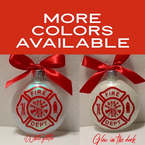 Firefighter Ornament, Firefighter Gift, Christmas Gift for Firefighter, Custom Firefighter Gift, Gift for Firefighters,Fire Station Ornament