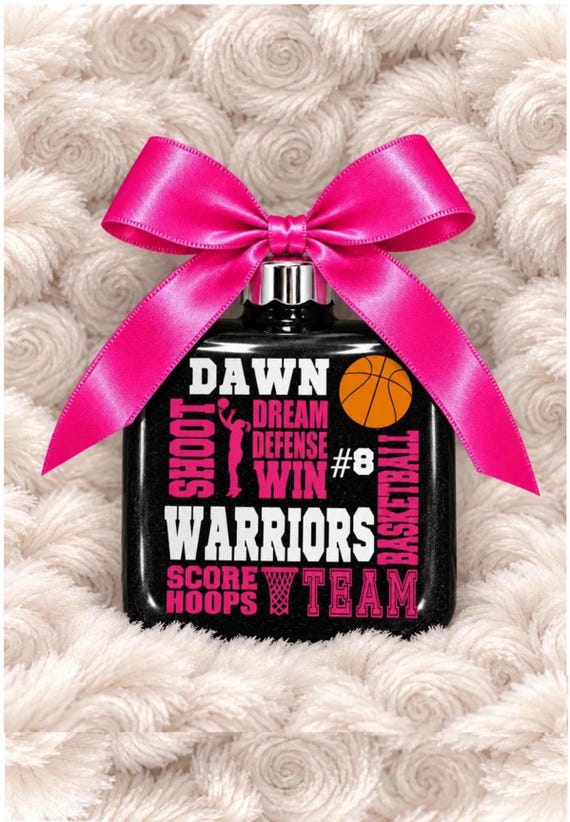 Personalized Girls Basketball Ornament, Custom Basketball Player Gift, Female Basketball Christmas Ornament, Basketball Team Gift, Sports