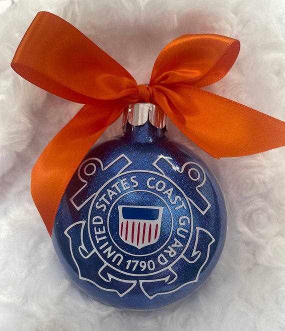 Coast Guard Ornament,  Coastie, Coast Guard, Coast Guard Ornament, Personalized Ornament, Coastie