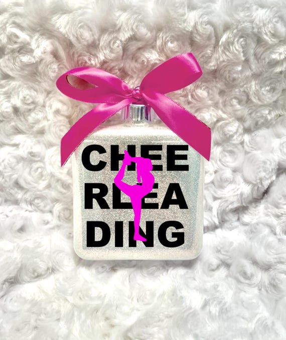 Cheerleader Ornament, Personalized Cheer Ornament, Custom Cheerleader Christmas Ornament, Team Cheer Gift, Ornament for Cheerleader, Cheer