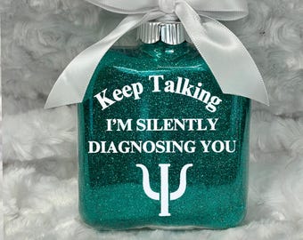 Psychologists Ornaments, Nurse Gifts,  Christmas Gift, New psychologists Gift, Christmas ornament, Ornament, psychologists,