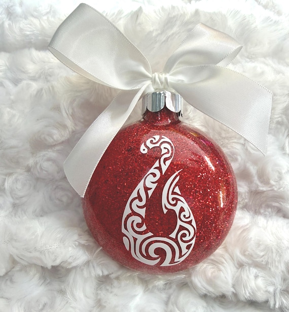 Hawaiian hook ornament, Makau ornament, Personalized ornament, Tropical Christmas, Personalized ornament, Custom name ornament,Hawaiian Gift