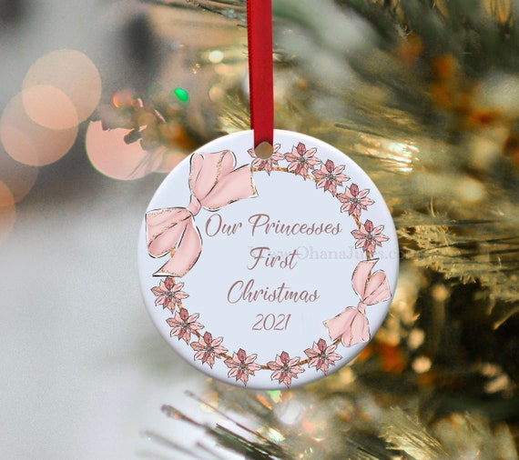 First Christmas, 1st Christmas, Baby’s 1st Christmas, Christmas Ornament, Personalized, Holiday decor