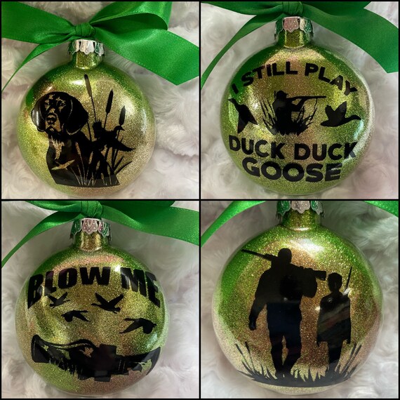 Hunting Ornament, Bird dog, pheasant Hunting, duck hunting, Christmas Ornament, Personalized, Camo