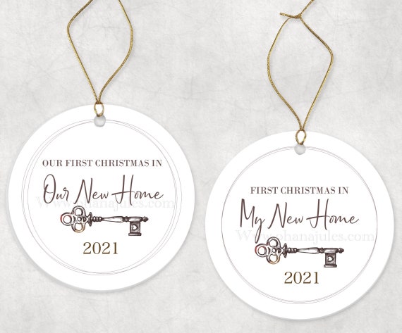 Our New home, My new home ornament, first home, 1st home, Christmas Ornament, Ornament, personalized Ornament
