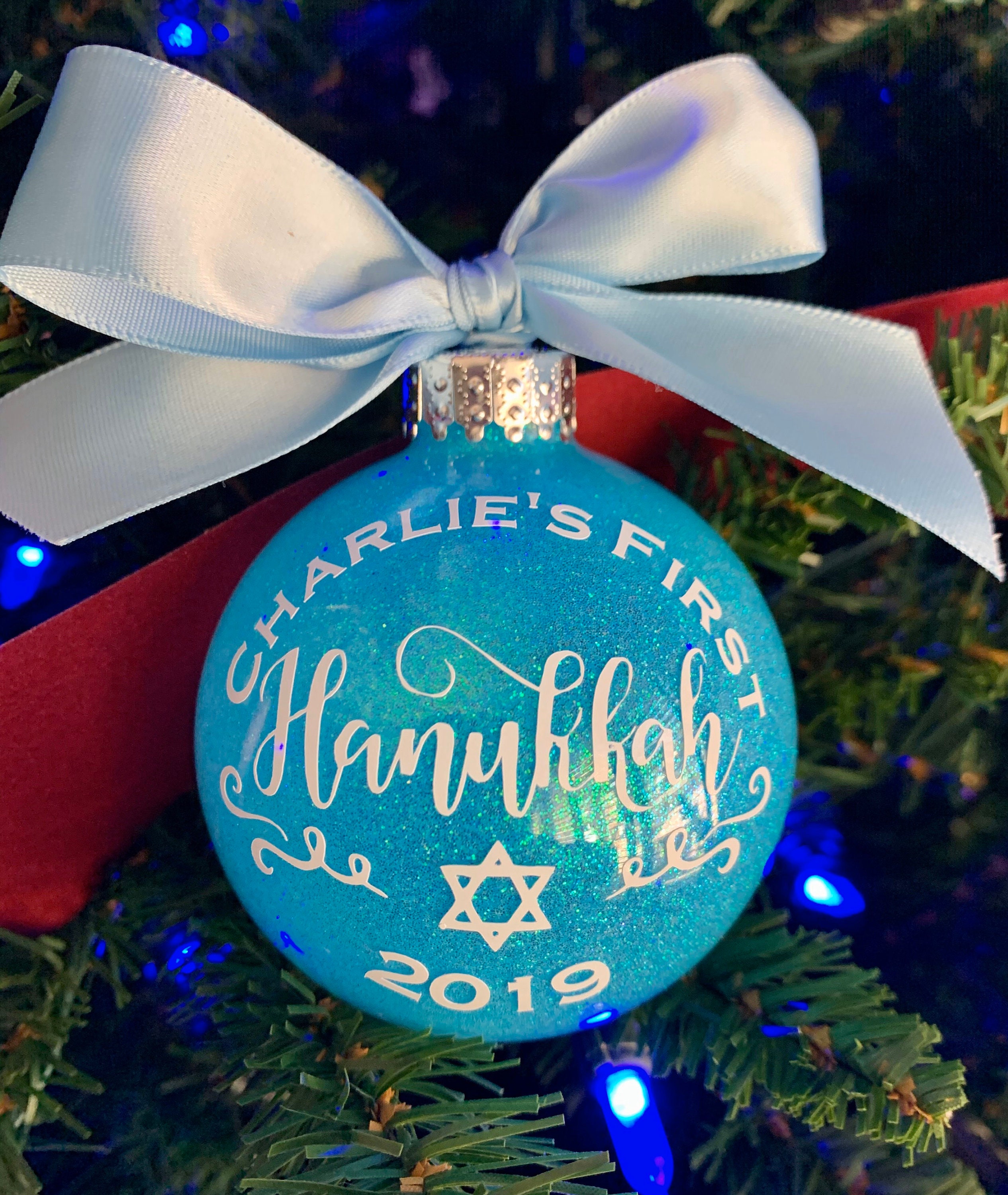 Hanukkah, 1st Hanukkah, Hanukkah Ornament, Our First