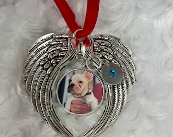 Personalized Pet Memorial Ornament, Pet Loss Gift, Dog Ornament, Pet Loss, Pet Photo Ornament, Christmas Ornament, Christmas tree Ornament