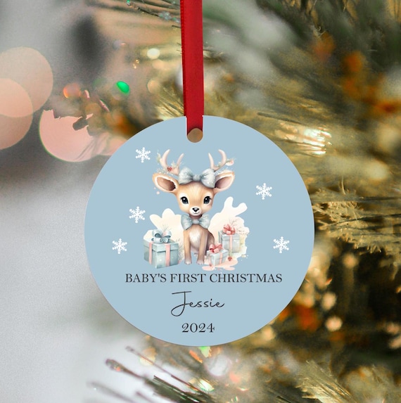 First Christmas, 1st Christmas, Babies' 1st Christmas, Babies' First Christmas. Personalized, Christmas Ornament, baby, Ceramic ornament