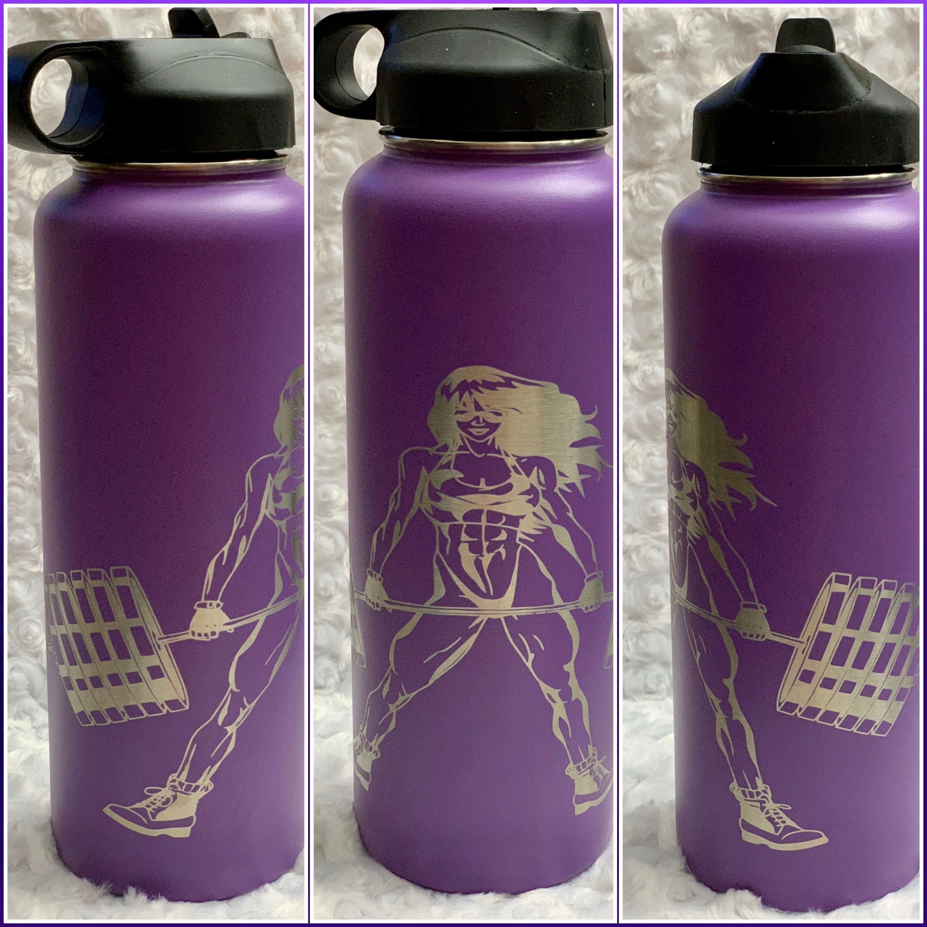 Gym, weightlifting, muscles, tumbler, flask, water, stainless tumbler