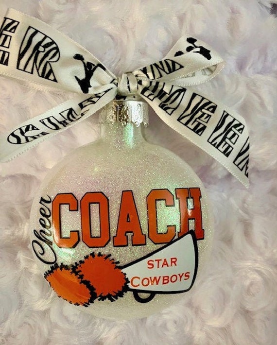 Cheer Coach, Coach, Cheer Ornament, Coach Ornament, Sports, cheerleader