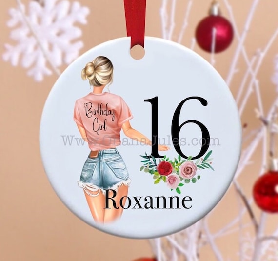 Sweet 16, Sweet 16 Birthday, Birthday, Sweet 16 Ornament, Birthday Ornament, 21st Birthday, 21st