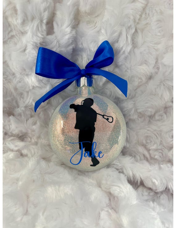 Lacrosse Ornament,Ornament, Sports ornament,Christmas ornament, Personalized Ornament, Ornament