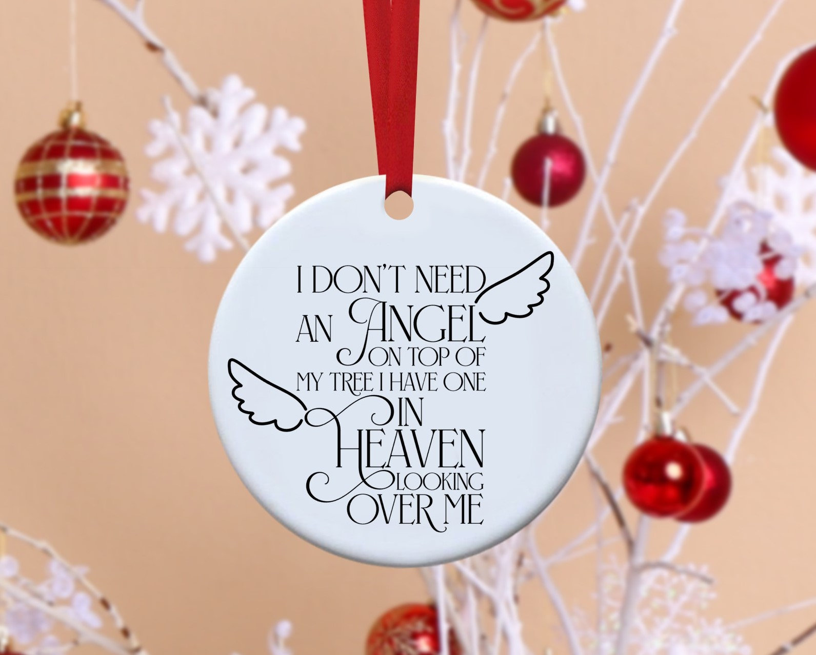 Remembrance Angel Remembrance Ornament Christmas Tree