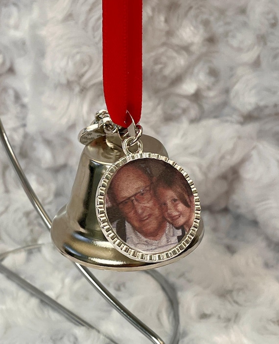 Custom Memorial Christmas Ornament, A Piece Of My Heart Is In Heaven Ornamentl, Sympathy Gift, Christmas Memorial Ornament Gift