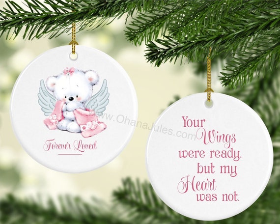 Remembrance ornament, Baby Loss, In memory,  Baby Girl, Baby Boy, Personalized Ornament, Infant, Baby, Miscarriage