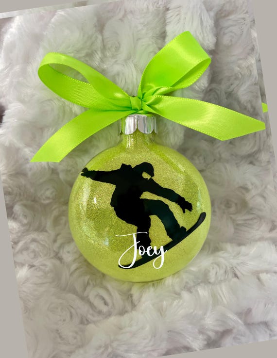 Snowboard  Ornament, Snowboarding Ornament, Sports ornament,  Christmas  ornament, Personalized, Ornament,Snowboarder gift