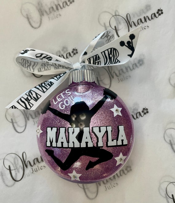 Cheer Coach, Coach, Cheer Ornament, Coach Ornament, cheerleader, Cheerleader ornament, Glass Ornamnt, Cheer Ornaments, Cheerleading Ornament