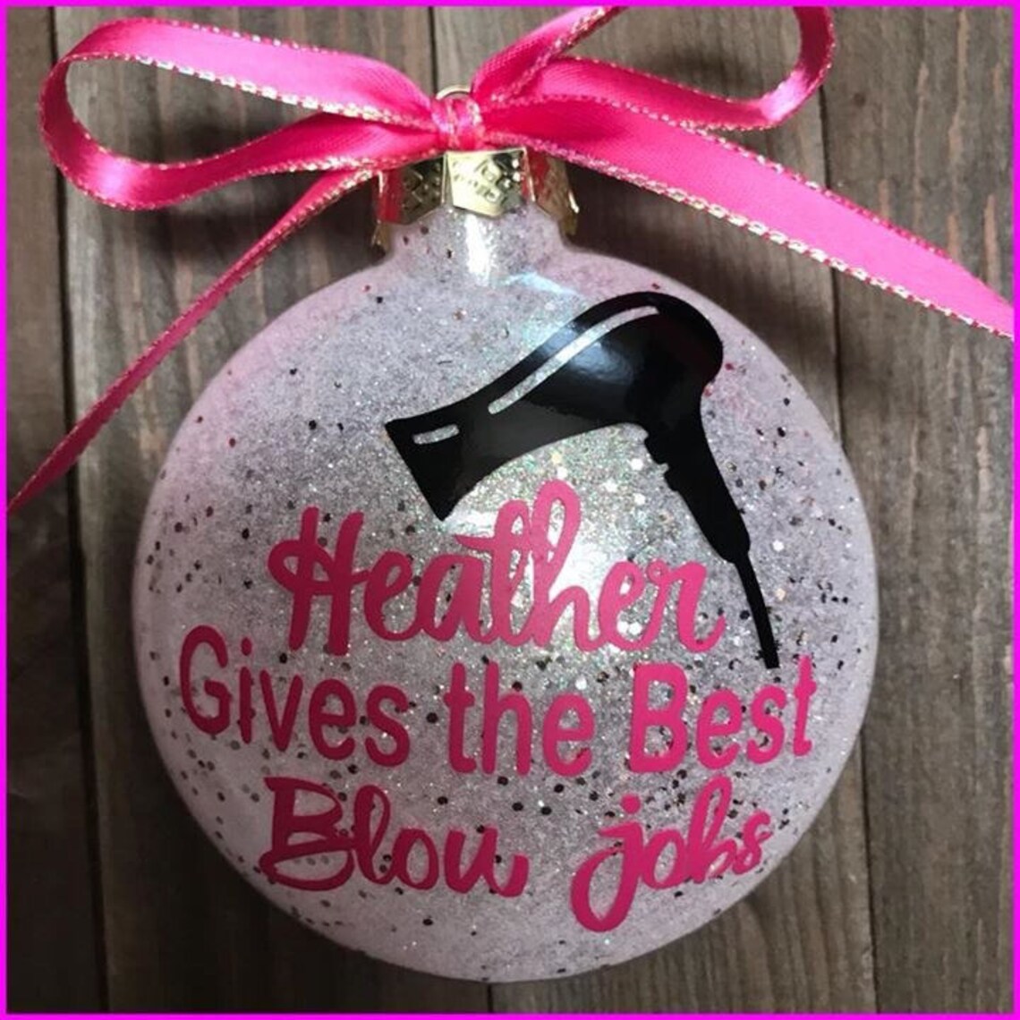 Hair Stylist Make Up Personalized Glass Ornament Ornament Etsy