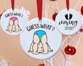 Pregnancy Announcement ornament, pregnancy, Pregnant, Baby Announcement, Baby coming soon, Pregnancy Ornament, Christmas ornament, expecting