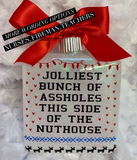 Glass Ornament, Ornament, Ugly Sweater, Christmas,  Nurse, Teacher, Fireman,Family, Funny ornament, Funny christmas ornament, Funny Gifts