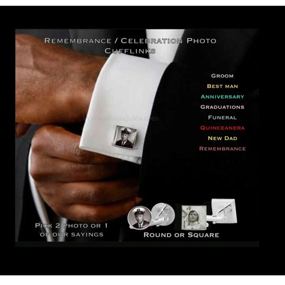 Personalized Wedding Cufflinks, Photo Cuffkinks, Groom Cufflinks, Personalized Cufflinks, Groomsmen Gift,Wedding Gift Men, Groom Gift