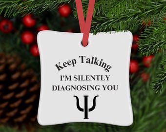 psychologists Ornaments, Nurse Gifts,  Christmas Gift, New psychologists Gift, Christmas ornament, Ornament, psychologists,