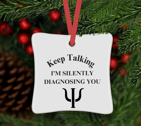psychologists Ornaments, Nurse Gifts,  Christmas Gift, New psychologists Gift, Christmas ornament, Ornament, psychologists,