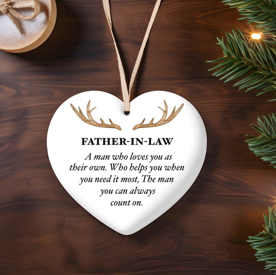 Stepdad Ornament, Father In Law Ornament,Bonus Dad ornament,Dad Christmas Gift,Bonus Dad ,Christmas gift, Christmas Gift, Dad Ornament