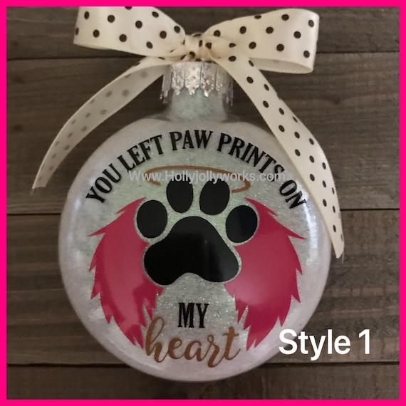 Pet Loss Ornament,Pet Memorial Ornament,Pet Loss Christmas Ornament,Pet Remembrance Ornament,Rainbow Bridge Pet Ornament, Christmas Ornament