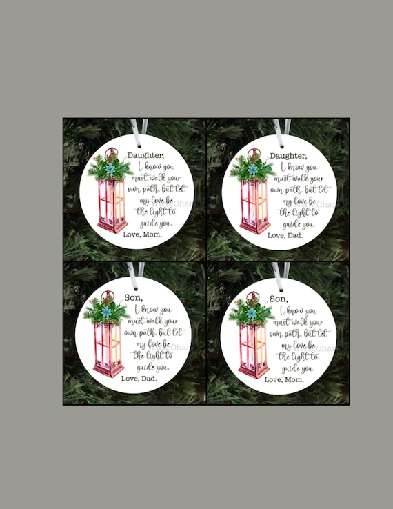Christmas Ornament, Ornament for Kids Ornaments from Mom, Ornaments from Dad, Personalizes Ornaments, Christmas Ornaments, Personalized Gift