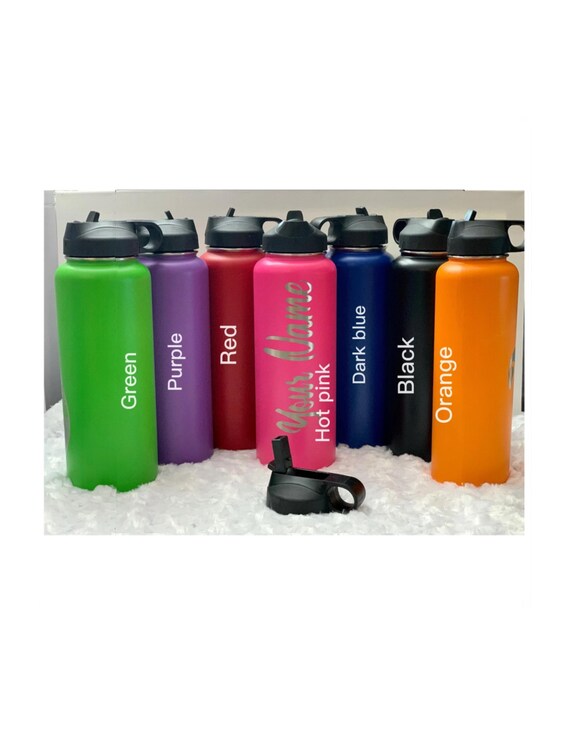 Personalized Laser-Etched Flask, Custom Name Flask, Holiday Gift, Gym Water Bottle, Custom Gifts, Custom  Flask, Birthday Gift,Holiday Gift,