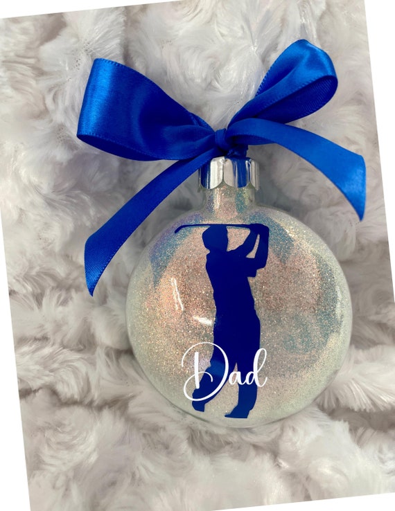 Personalized Golf Ornament, Custom Golfer Christmas Ornament,Golf Lover Ornament,Personalized Christmas Ornament
