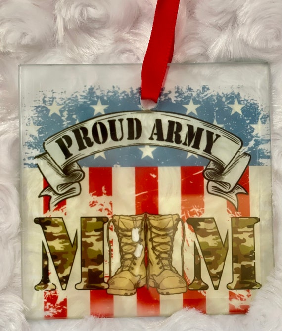 Army Mom, Army Dad, Army ornament, Army Parents, Personalized ornaments, Christmas ornaments, Navy wife, Navy