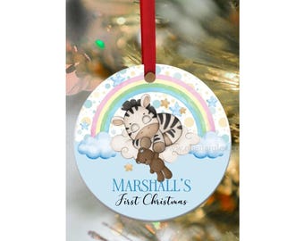 First Christmas, 1st Christmas, Babies' 1st Christmas, Babies' First Christmas. Personalized, Christmas Ornament, baby, Ceramic ornament