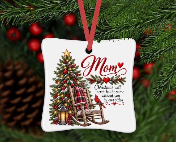 Memorial Christmas Ornament, Cardinal Ornament, In Memory Christmas Keepsake, Remembrance Gift, Remembrance Ornament, Christmas Ornament