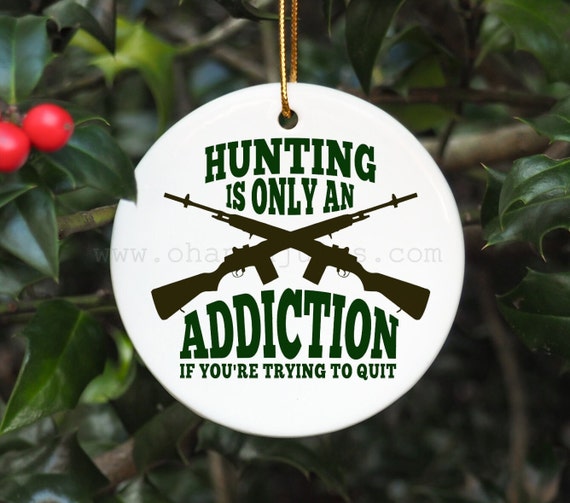Hunting Ornament, Bird dog, pheasant Hunting, duck hunting, Christmas Ornament, Personalized, Camo, Tactical, Christmas tree ornamnet