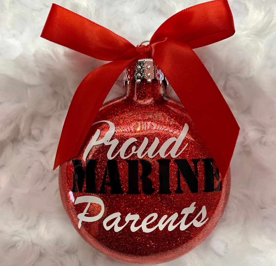 Marine Ornament Marine Ornament Marine Wife Marine Mom Etsy