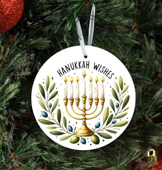 Hanukkah Ornament, 1st Hanukkah Ornament, Our first Chanukah, 1st Chanukah, Hanukkah Ornament, Christmas Ornament, Gifts for Hanukkah